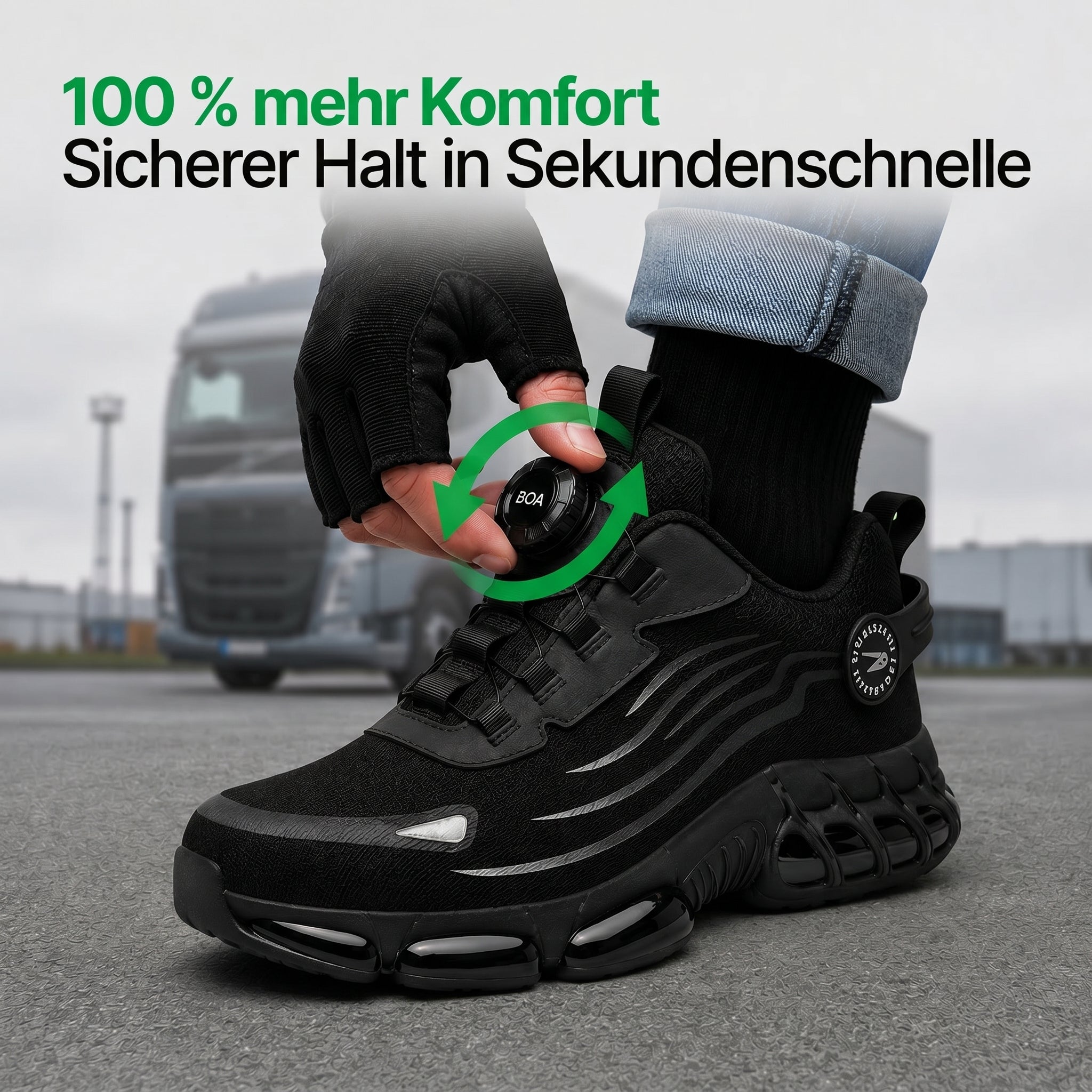 1+1 GRATIS: BLITZ® S3 Pro: Sicherheit & ganztägiger Komfort für LKW-Fahrer