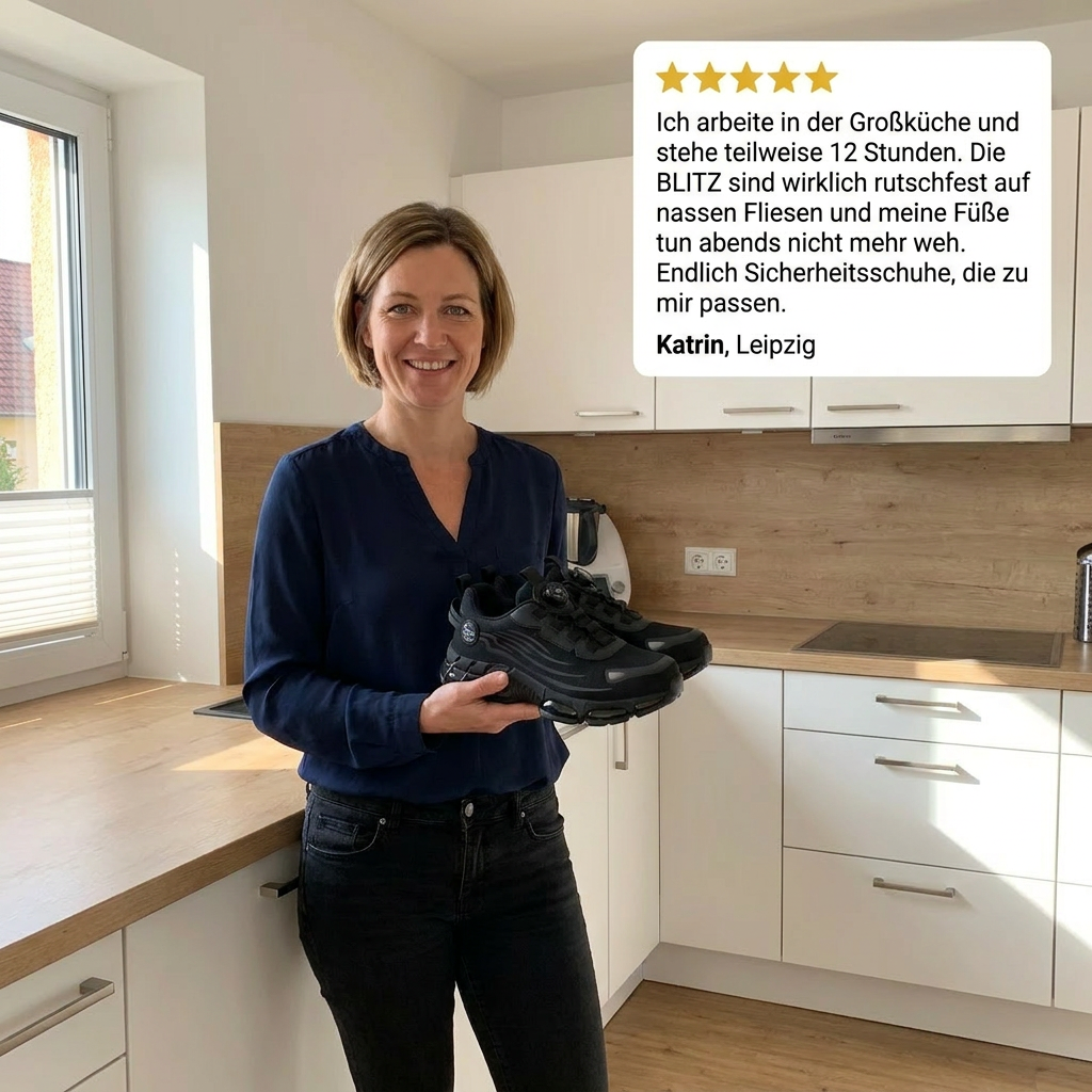 BLITZ® S3 Pro Damen: Endlich ein Sicherheitsschuh, der für Frauen gemacht ist