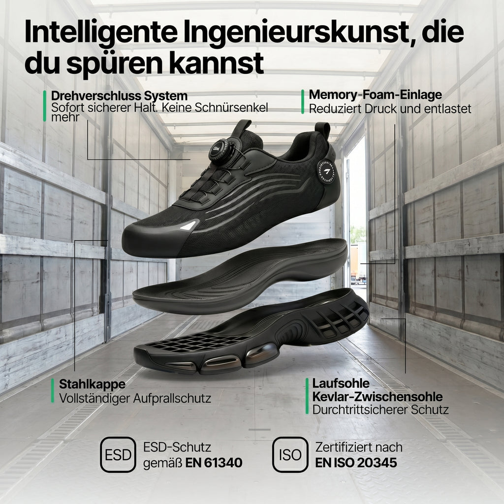 1+1 GRATIS: BLITZ® S3 Pro: Sicherheit & ganztägiger Komfort für LKW-Fahrer