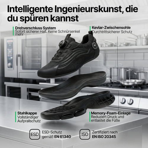 1+1 GRATIS: BLITZ® S3 Pro – Komfort für lange Schichten in der Küche
