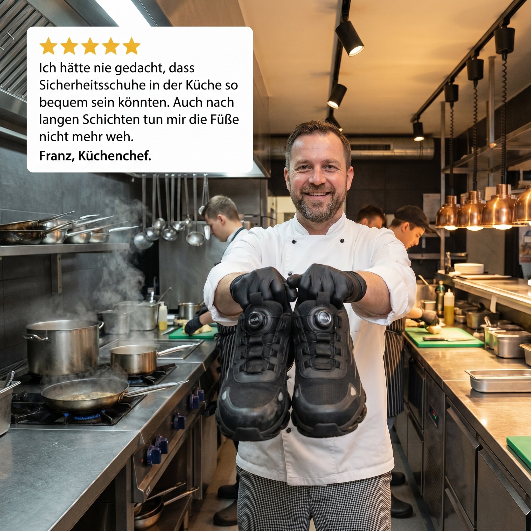 1+1 GRATIS: BLITZ® S3 Pro – Komfort für lange Schichten in der Küche